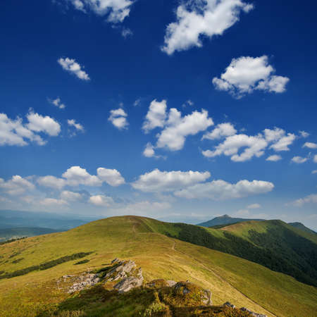 Carpathians mountain in summer timeの写真素材