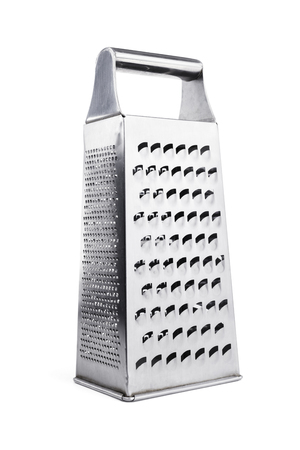 metal grater isolatedの写真素材