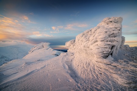 Fantastic winter landscapeの写真素材