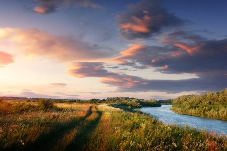 Dnisrter is a river in eastern Europe that rises in the Carpathian Mountains in western Ukraine and flows 876 miles to the Black Seaの写真素材