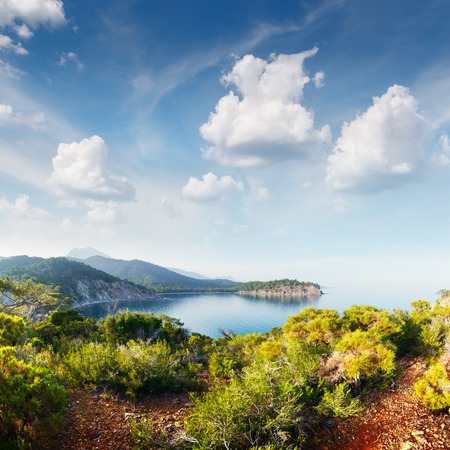 Amazing Mediterranean seascape in Turkey. Landscape photographyの写真素材