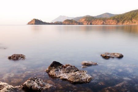 Amazing Mediterranean seascape in Turkey. Landscape photographyの写真素材