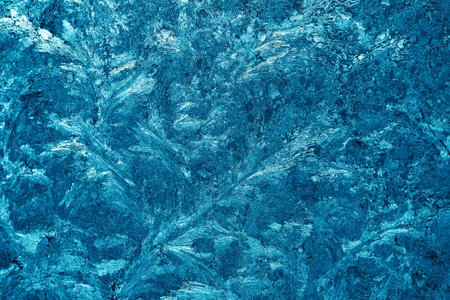 Christmas background with frozen pattern