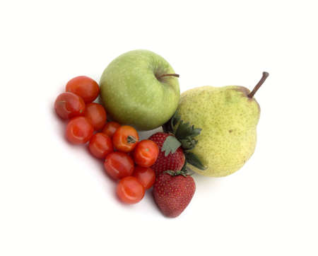 isolated fruits and vegetablesの写真素材