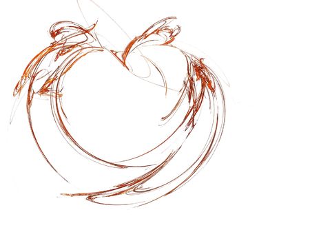 abstract heart backgroundの写真素材