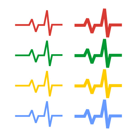 ECG-EMG Spectrumのイラスト素材