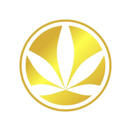 Golden Circle Cannabisのイラスト素材
