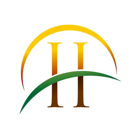 Initial H Farm Hillのイラスト素材