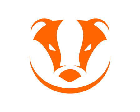Cool Badger Shapedのイラスト素材