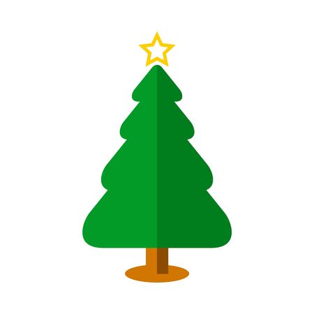 Basic Christmas Treeのイラスト素材