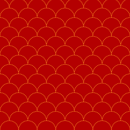 Chinese Ornament Decoration Seamless Pattern Vector Graphic Background Designのイラスト素材