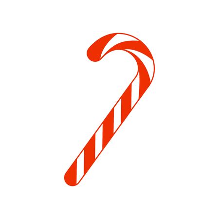 Christmas Candy Cane Vector Graphic Illustration Sign Symbol Designのイラスト素材