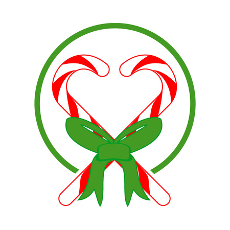 Christmas Candy Love Gift Vector Graphic Illustration Sign Symbol Designのイラスト素材