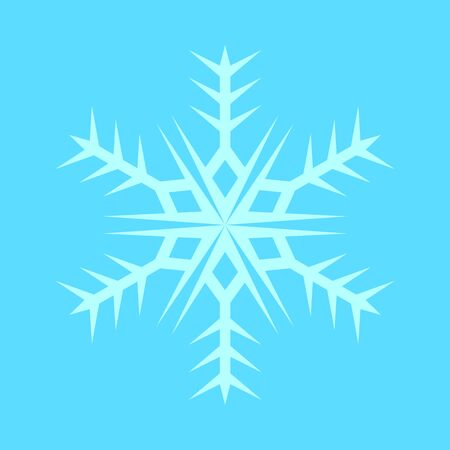 Snowflake Sharp Vector Graphic Illustration Sign Symbol Designのイラスト素材