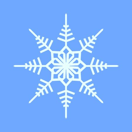 Snowflake Crystal Geometry Vector Graphic Illustration Sign Symbol Designのイラスト素材