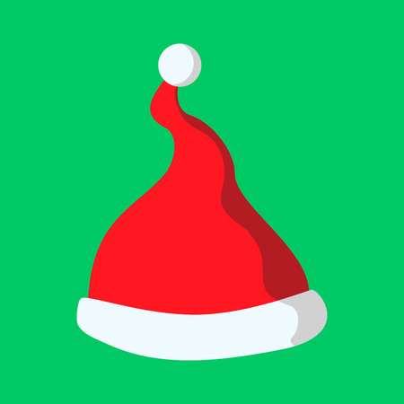 Christmas Grinch Hat Vector Graphic Illustration Sign Symbol Designのイラスト素材