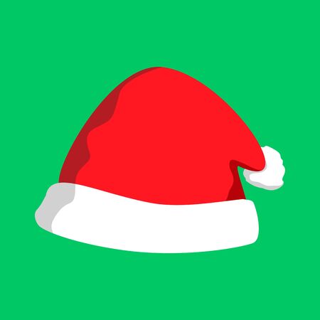 Christmas Red Hat Vector Graphic Illustration Sign Symbol Designのイラスト素材