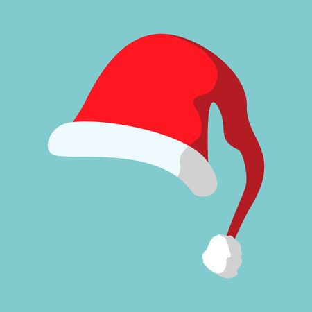 Christmas Long Hat Vector Graphic Illustration Sign Symbol Designのイラスト素材
