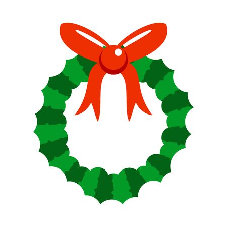 Cartoon Christmas Garland Vector Graphic Illustration Sign Symbol Designのイラスト素材