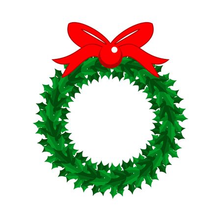 Christmas Garland Vector Graphic Illustration Sign Symbol Designのイラスト素材