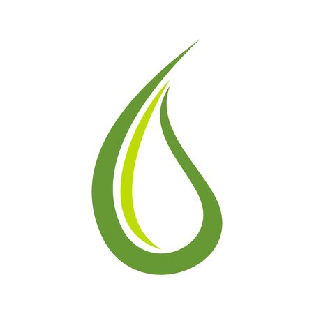 Abstract Water Shape Nature Line Art Symbol vector illustrationのイラスト素材