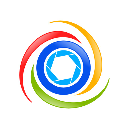 Spinning sphere geometric icon designのイラスト素材