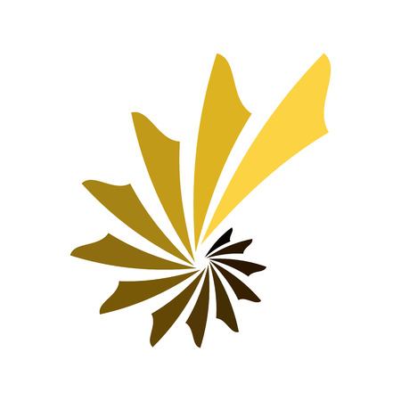Abstract Spiral Shell Ladder Vector Symbol Graphic Logo Designのイラスト素材