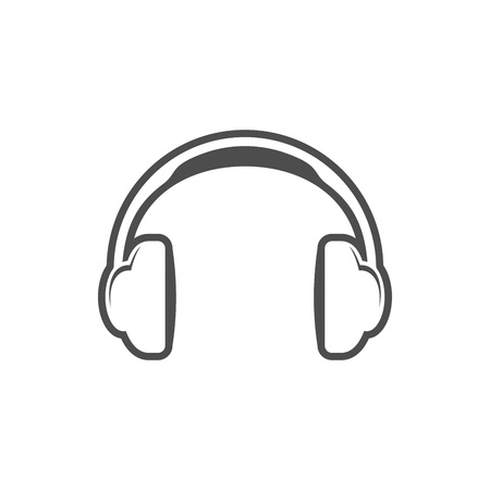 Headphone Simple Iconのイラスト素材
