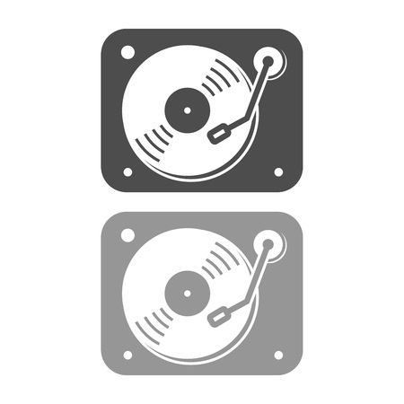 Turntable Simple Icon Designのイラスト素材