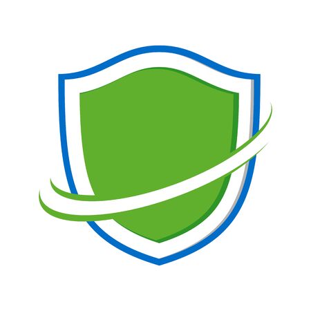 Safe guard protection modern shield vector symbol graphic icon design.のイラスト素材