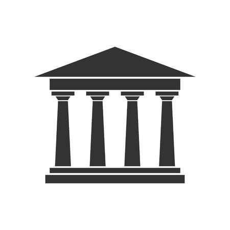 Academy Building Vector Symbol Graphic Logo Designのイラスト素材