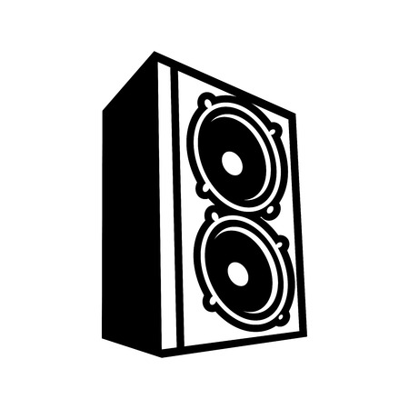 Boom Bass Speaker Illustration Vector Symbol Graphic  Designのイラスト素材