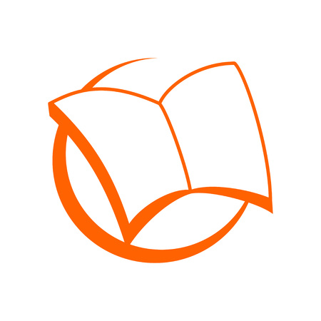 Wide Open Book Vector Symbol Graphic Designのイラスト素材