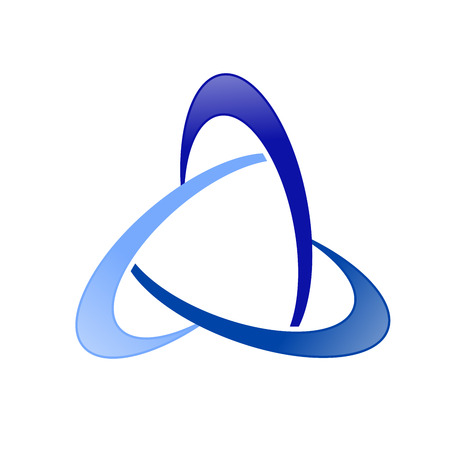 Alliance Global Triangle Swoosh Vector Symbol Graphic Logo Designのイラスト素材