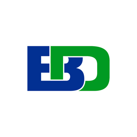 BD Initials Lettermark Vector Symbol Graphic Logo Designのイラスト素材
