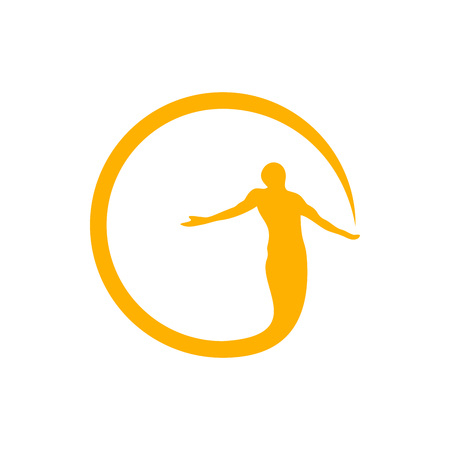 Circle of Bless Vector Symbol Graphic Logo Designのイラスト素材