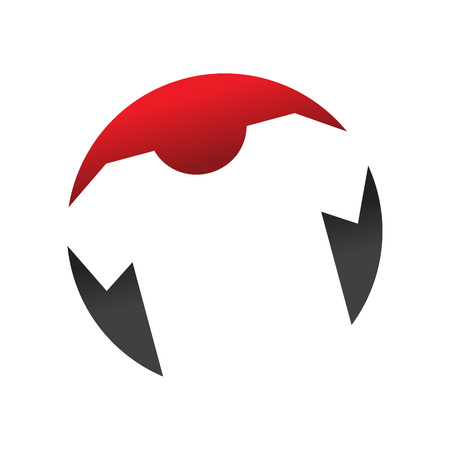 Custom T-Shirt Circle Vector Symbol Graphic Logo Designのイラスト素材