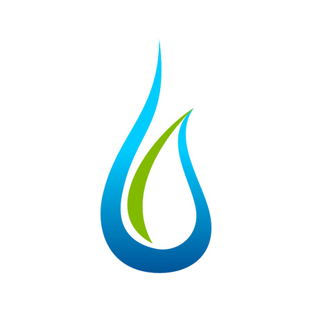 Eco Friendly Water Drop Vector Symbol Graphicのイラスト素材