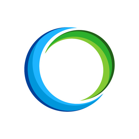 Crescent Swoosh Vector Symbol Graphic Logo Design Templateのイラスト素材