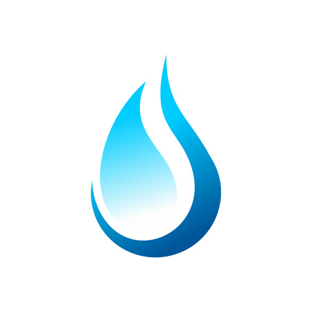 Eco Water Drop Abstract Vector Symbol Graphic Logo Design Templateのイラスト素材