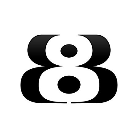 BB 8 Initials Symbol Logo Design Templateのイラスト素材