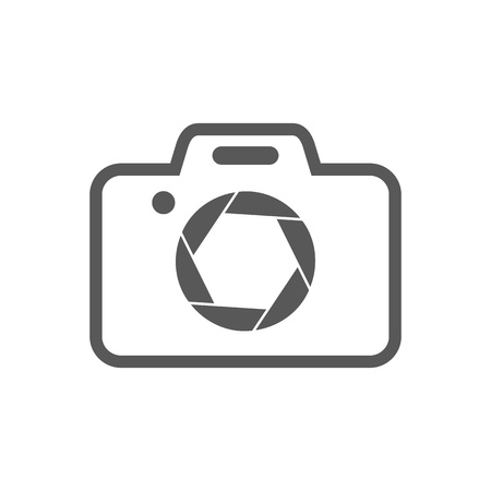 Camera Shutter Vector Symbol Graphic Logo Design Templateのイラスト素材