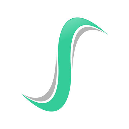 Cyclone S Letter Initial Symbol Vector Graphic Logo Design Templateのイラスト素材