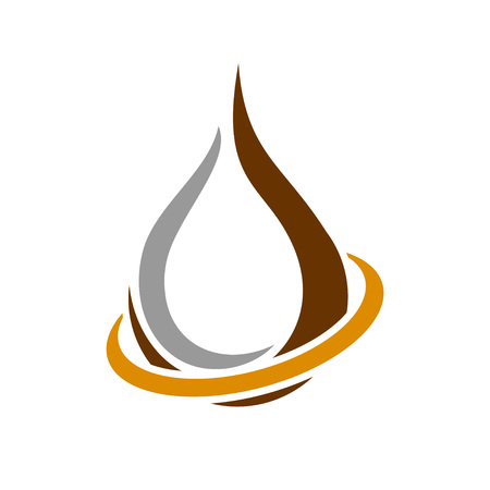 Global Oil Petrol Energy Vector Symbol Graphic Logo Design Templateのイラスト素材