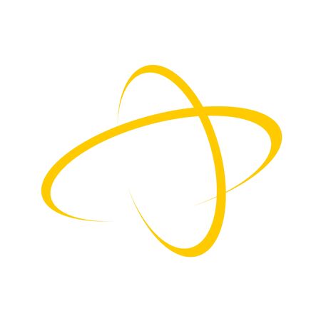 Golden Global Cross Worldwide Symbol Designのイラスト素材