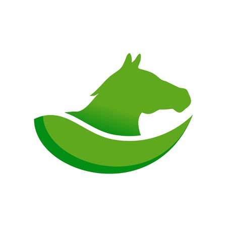 Abstract Hand Horse Care Organic Farm Designのイラスト素材
