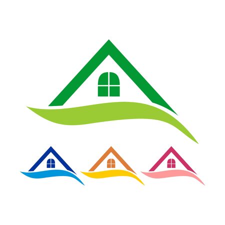 Heavenly River Feather Wing House Symbol Designのイラスト素材