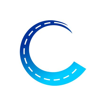Highway Coating Initial C Symbol Designのイラスト素材
