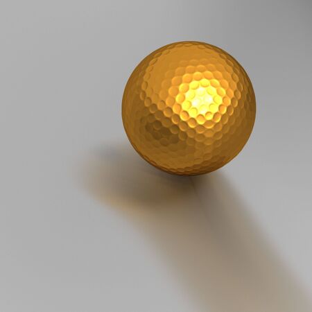 gold golf ball backgroundの写真素材