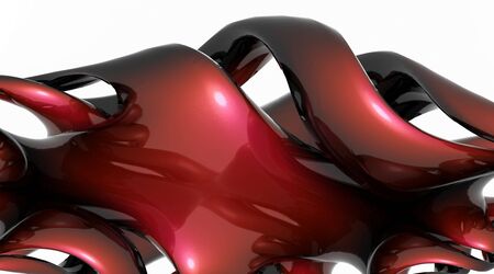 Abstract metal red spiral backgroundの写真素材